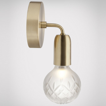 Crystal Bulb Wall Light - Open Box | Lee Broom at Lightology Crystal Bulb Wall Light - Open Box