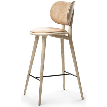 High Stool with Backrest - Open Box