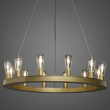 Radius Bare Round Chandelier - Overstock