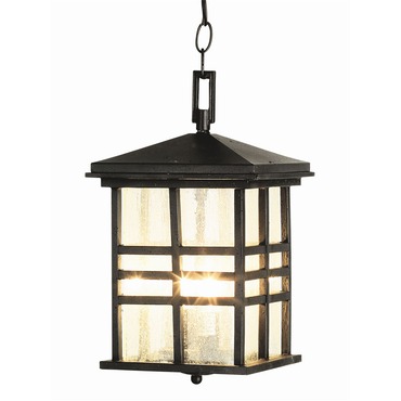 Rustic Craftsman Outdoor Hanging Lantern