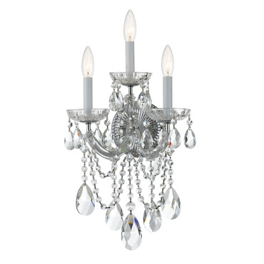 Maria Theresa Wall Sconce | Crystorama at Lightology Maria Theresa Wall Sconce