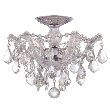 Maria Theresa Semi Flush Ceiling Light | Crystorama at Lightology Maria Theresa Semi Flush Ceiling Light