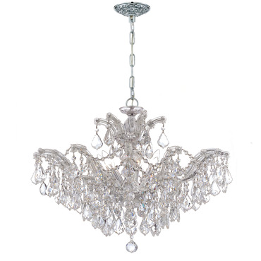 Maria Theresa Graceful Chandelier | Crystorama at Lightology Maria Theresa Graceful Chandelier