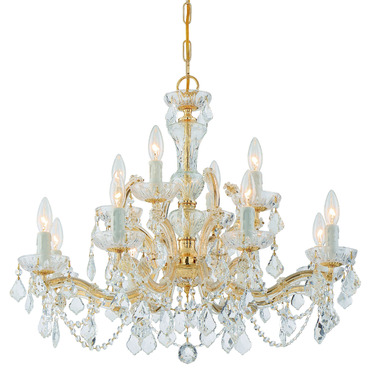 Maria Theresa Swag Chandelier | Crystorama at Lightology Maria Theresa Swag Chandelier