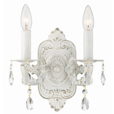 Paris Market Crystal Wall Sconce | Crystorama at Lightology Paris Market Crystal Wall Sconce