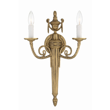 Crystorama Dual Wall Sconce | Crystorama at Lightology Crystorama Dual Wall Sconce