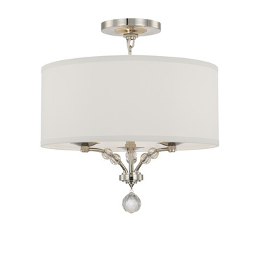 Mirage Semi Flush Ceiling Light | Crystorama at Lightology Mirage Semi Flush Ceiling Light