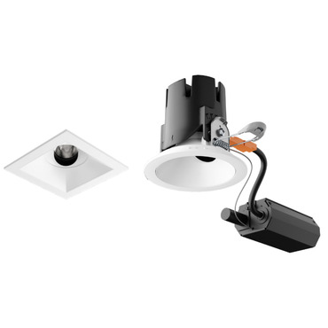 Entra CL 3IN Remodel Housing with Square Flanged Trim