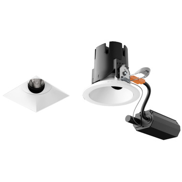 Entra CL 3IN Remodel Housing with Square Flangeless Trim