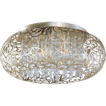 Arabesque Oval Ceiling Flush Light