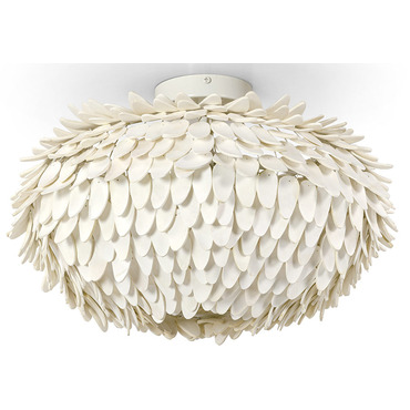 Mariposa Semi Flush Ceiling Light | Palecek at Lightology Mariposa Semi Flush Ceiling Light