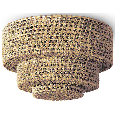 Veranda Flush Ceiling Light | Palecek at Lightology Veranda Flush Ceiling Light