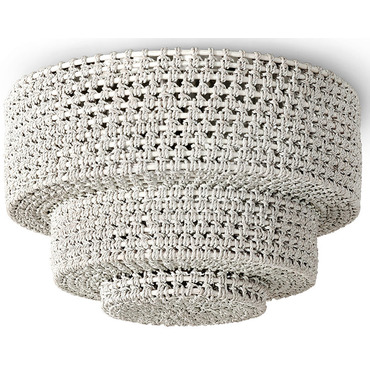 Veranda Flush Ceiling Light | Palecek at Lightology Veranda Flush Ceiling Light