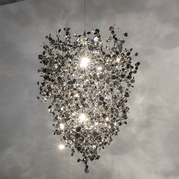 Argent Medium Chandelier | Terzani USA at Lightology Argent Medium Chandelier