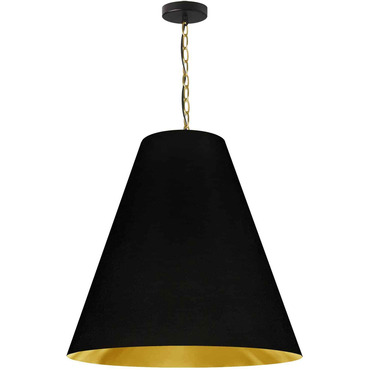 Anaya Pendant with Metallic Interior