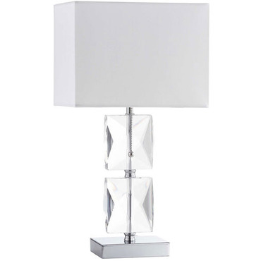Crystal Stacked Table Lamp