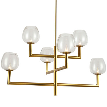 Nora Chandelier | Dainolite at Lightology Nora Chandelier