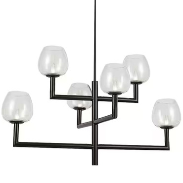 Nora Chandelier | Dainolite at Lightology Nora Chandelier