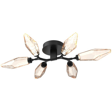 Rock Crystal Semi Flush Ceiling Light | Hammerton Studio at Lightology Rock Crystal Semi Flush Ceiling Light