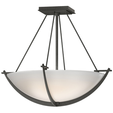 Compass Semi Flush Ceiling Light | Hubbardton Forge at Lightology Compass Semi Flush Ceiling Light