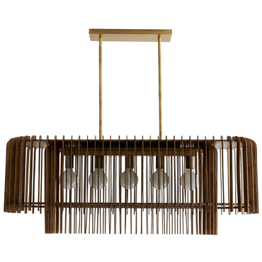 Valencia Linear Chandelier | Arteriors Home at Lightology Valencia Linear Chandelier