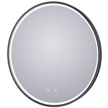 Brilliance Round Lighted Mirror | Electric Mirror at Lightology Brilliance Round Lighted Mirror