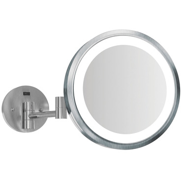 Blush Wall Mount Makeup Mirror | Electric Mirror at Lightology Blush Wall Mount Makeup Mirror
