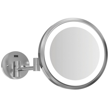 Blush Wall Mount Makeup Mirror | Electric Mirror at Lightology Blush Wall Mount Makeup Mirror