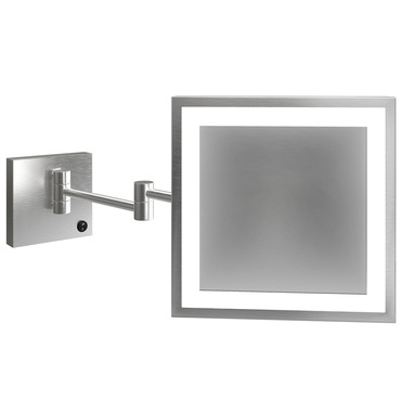 Elixir Wall Mount Makeup Mirror | Electric Mirror at Lightology Elixir Wall Mount Makeup Mirror