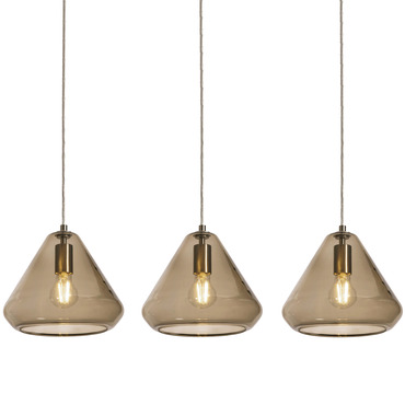 Armitage 3 Light Linear Pendant | AFX at Lightology Armitage 3 Light Linear Pendant