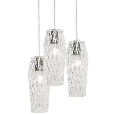 Candace 3 Light Round Pendant | AFX at Lightology Candace 3 Light Round Pendant