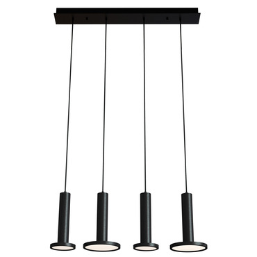 Luna Quadruple Linear Pendant | AFX at Lightology Luna Quadruple Linear Pendant