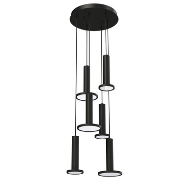 Luna Round Multi-Light Pendant | AFX at Lightology Luna Round Multi-Light Pendant