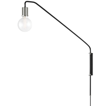 Becca Plug-In Wall Sconce