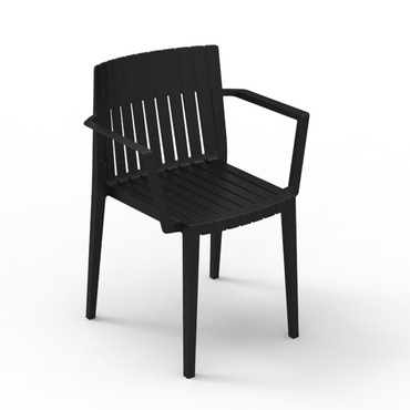 Spritz Outdoor Chair with Armrests - Set of 4
