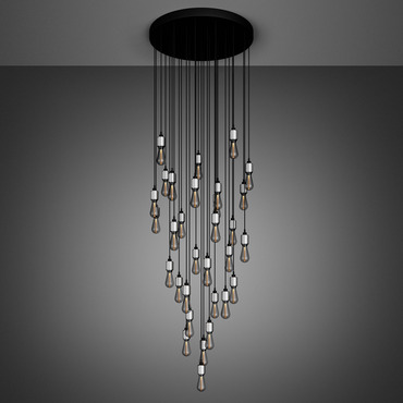 Heavy Metal Cascade Multi Light Pendant | Buster + Punch at Lightology Heavy Metal Cascade Multi Light Pendant