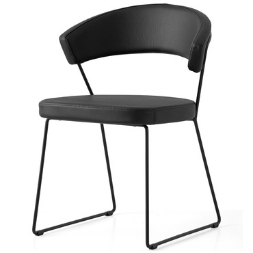 New York Sled Base Chair | Connubia at Lightology New York Sled Base Chair