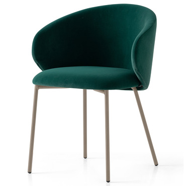 Tuka Velvet Armchair | Connubia at Lightology Tuka Velvet Armchair