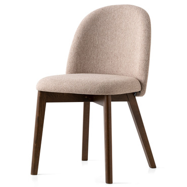 Tuka Wooden Base Chair | Connubia at Lightology Tuka Wooden Base Chair