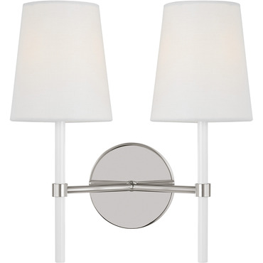 Monroe Double Wall Sconce | Visual Comfort Studio at Lightology Monroe Double Wall Sconce