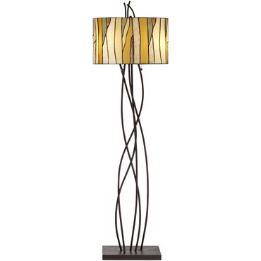Oak Vine Floor Lamp