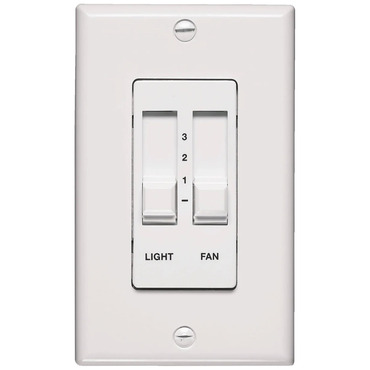Fan / Light Slider Wall Control | Quorum at Lightology Fan / Light Slider Wall Control