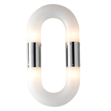 Lighting Lab Link Oval Wall Sconce | Stillux at Lightology Lighting Lab Link Oval Wall Sconce