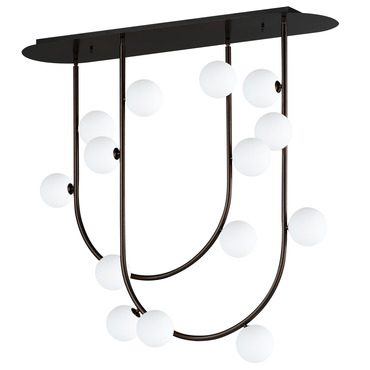 Contour Linear Double Ceiling Light | Studio M at Lightology Contour Linear Double Ceiling Light