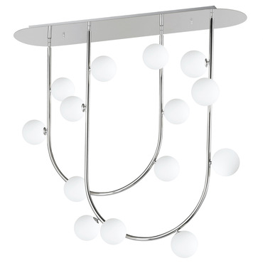Contour Linear Double Ceiling Light | Studio M at Lightology Contour Linear Double Ceiling Light