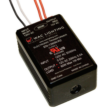 12V Non-Enclosed Electronic Power Supply | WAC Lighting at Lightology 12V Non-Enclosed Electronic Power Supply