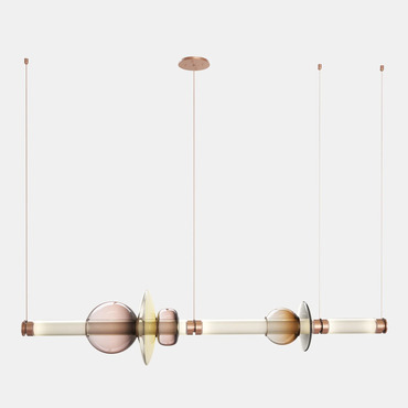 Luna XL Linear Chandelier | Gabriel Scott at Lightology Luna XL Linear Chandelier