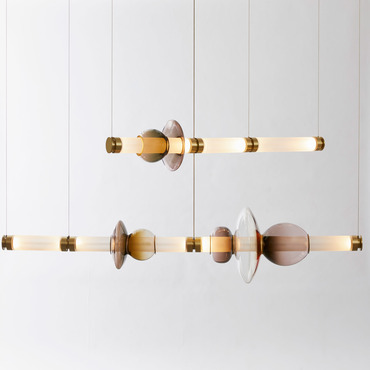 Luna Tiered Chandelier | Gabriel Scott at Lightology Luna Tiered Chandelier