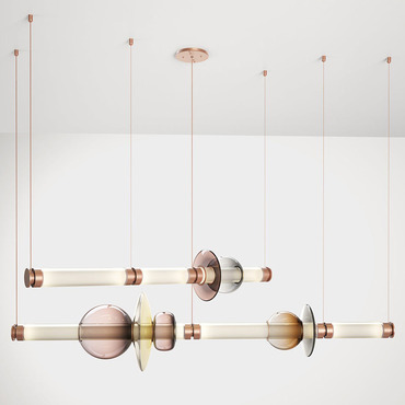Luna Tiered Chandelier | Gabriel Scott at Lightology Luna Tiered Chandelier