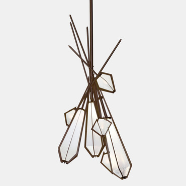 Harlow Dried Flowers Chandelier | Gabriel Scott at Lightology Harlow Dried Flowers Chandelier